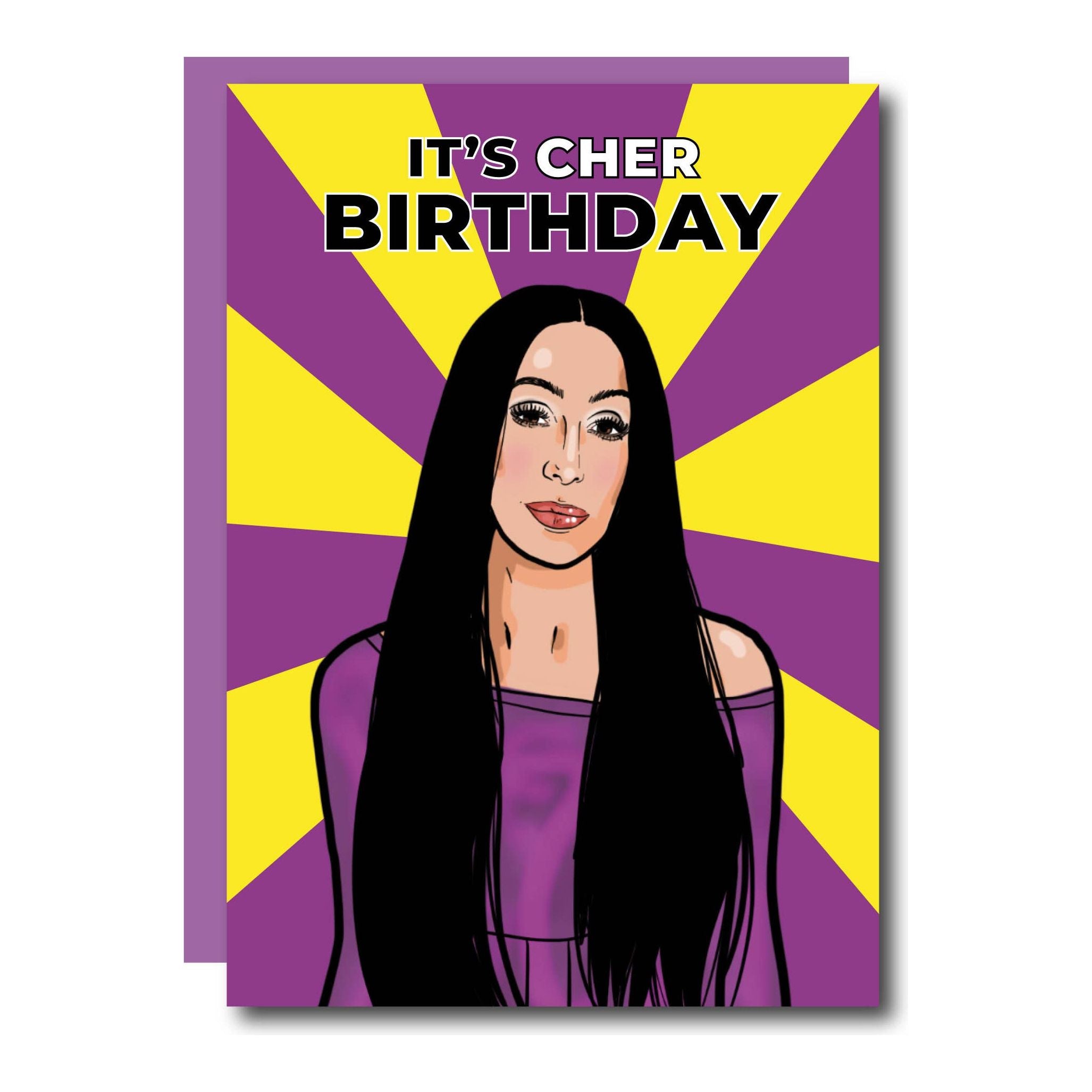 Carte d'anniversaire « C'est Cher »